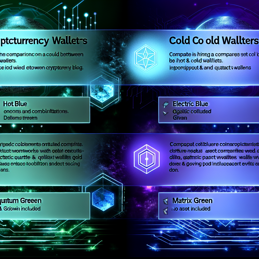 Hot Wallets vs. Cold Wallets